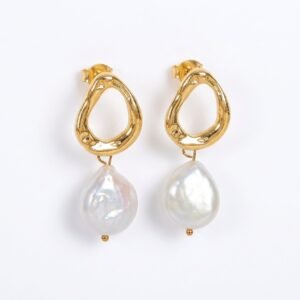 Baroque Pearl Drop Earrings