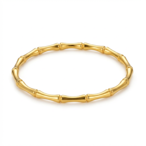 Bamboo Segments Cuff Bracelet