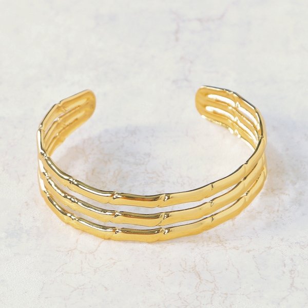 Triptych Bamboo Bracelet