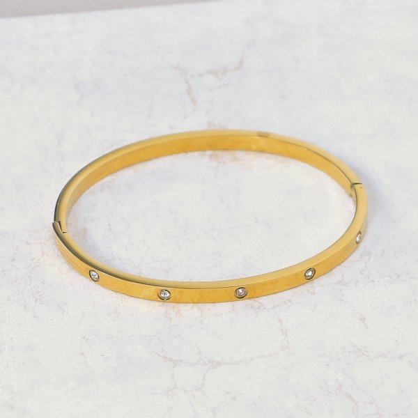 Decagon Diamond Bracelet