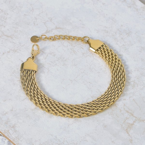 GoldenWeave Bracele