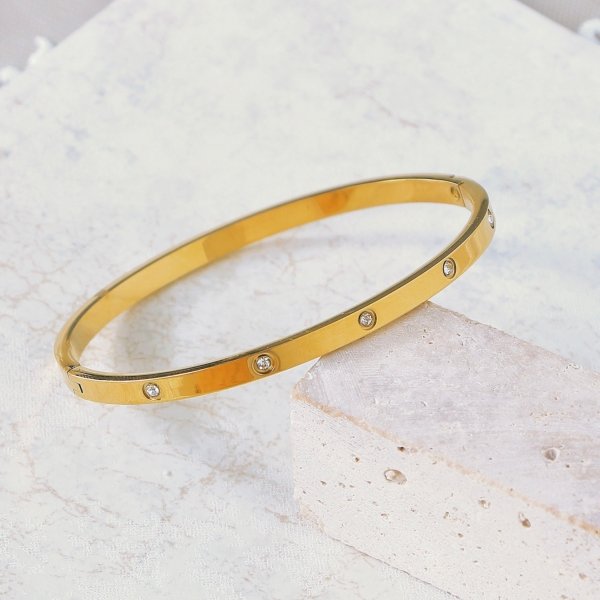 Decagon Diamond Bracelet