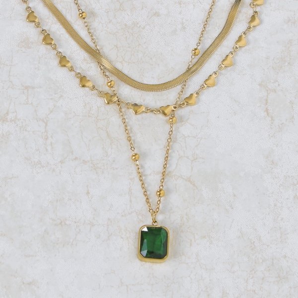Emerald Whispers Necklace