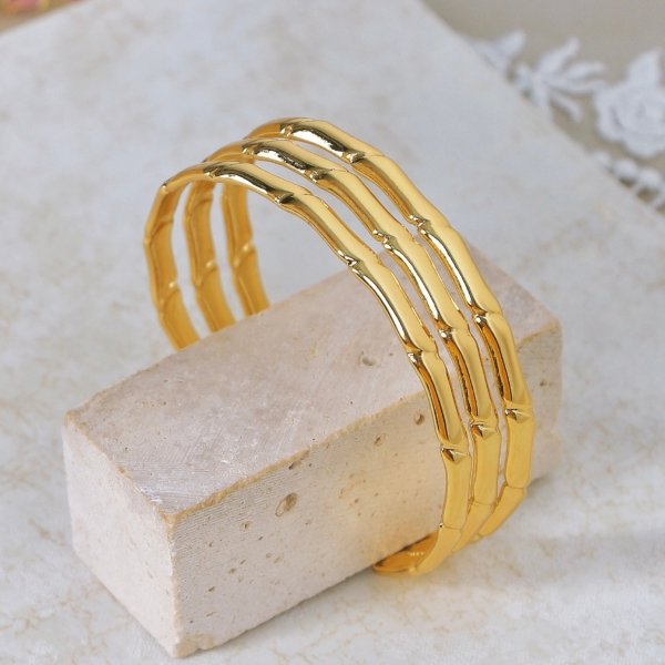 Triptych Bamboo Bracelet