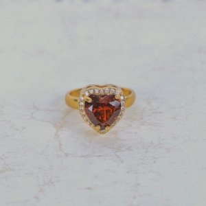 Crimson Heart Ring