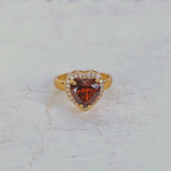 Crimson Heart Ring