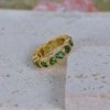 Emerald Heart Eternity Ring