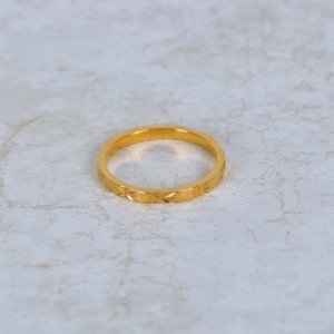 Golden Trace Ring